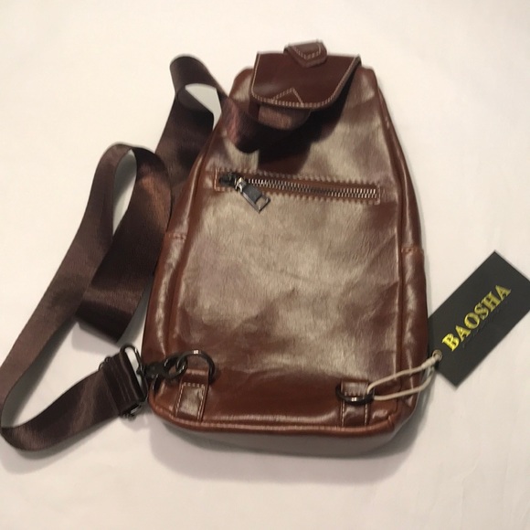 BAOSHA Small Vegan Leather Slingback Bag Purse - Picture 2 of 8